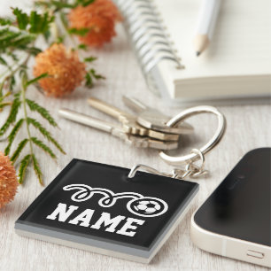 Soccer fan keychain