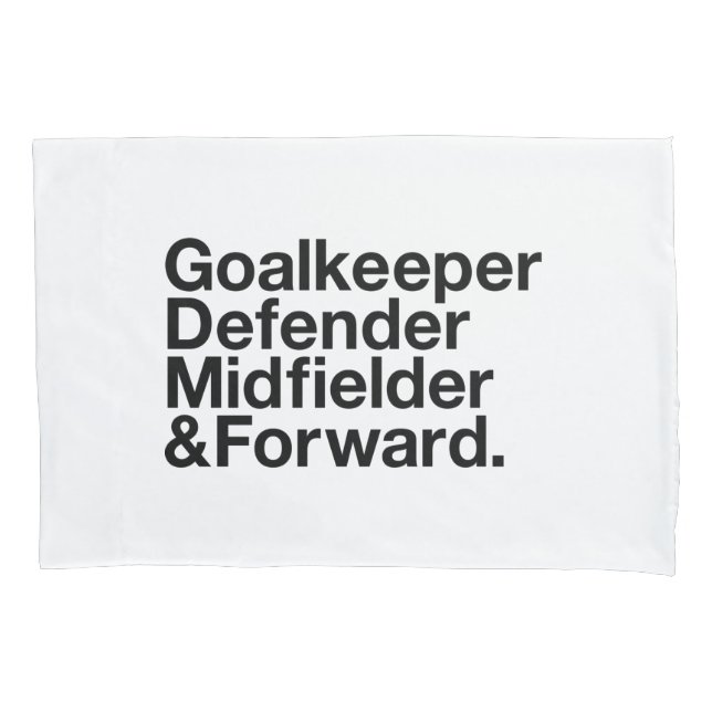 Soccer Fan Pillow Case (Front)