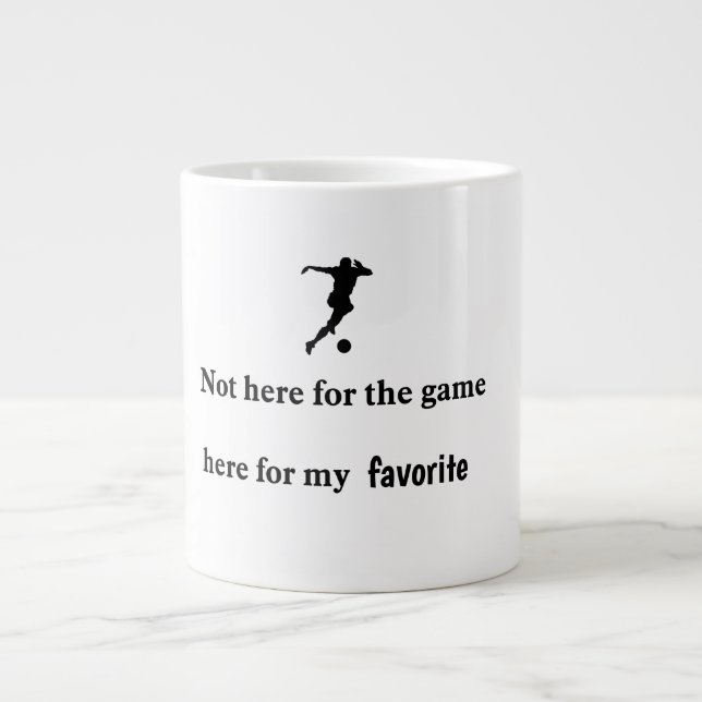 Soccer Fan Player Support Coffee Mug (Front)