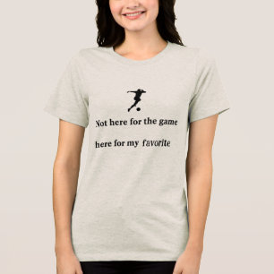Soccer Fan Player Support T-Shirt Gift Tri-Blend Shirt