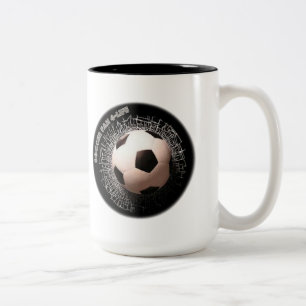 Soccer Fan Soccer Ball Pattern Mug
