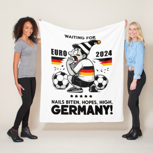 Soccer Fanatics Anticipation Fleece Blanket