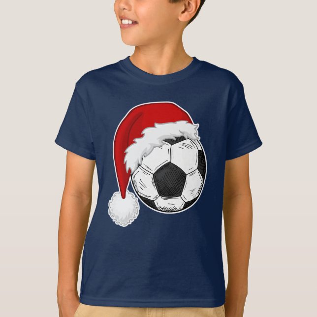 Soccer fans Christmas shirt design Soccer players (Front)