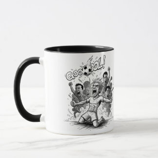Soccer Fans Goal Celebration Mug
