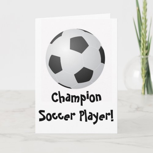 Soccer Fathers Day Card