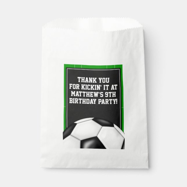 Soccer Favors Bag for Football Fans (Front)
