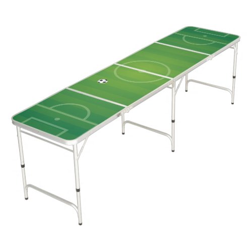 Soccer field beer pong table