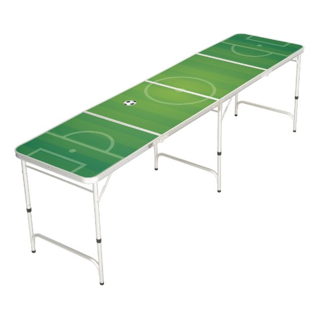 Soccer field beer pong table (Angled)