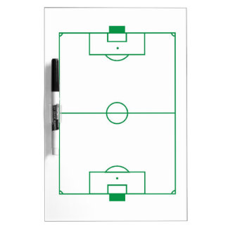 Soccer field clipboard Dry-Erase board