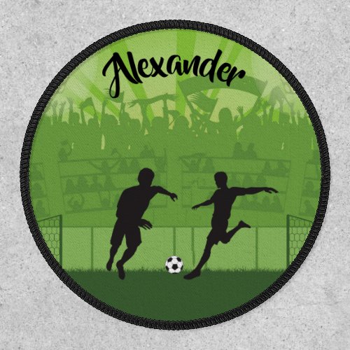 Soccer Field Design Patch