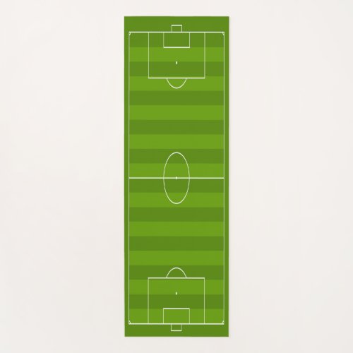 Soccer Field Design Yoga Mat