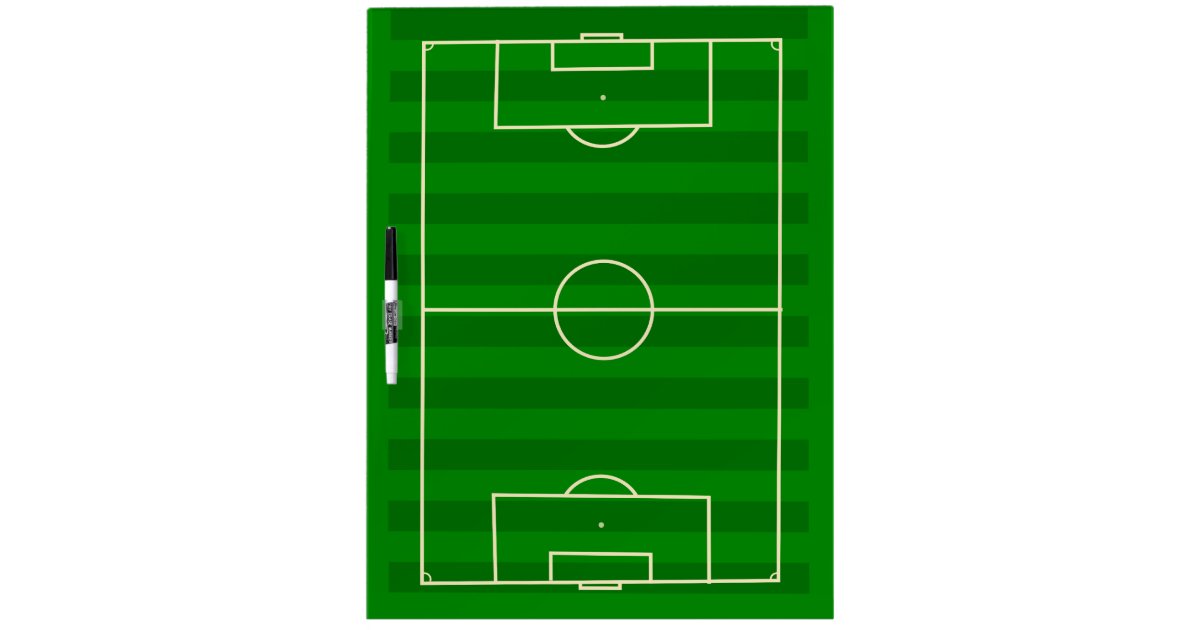 Soccer Field DryErase Board Zazzle