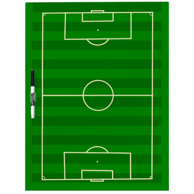 Soccer Field Dry-Erase Board (Front)