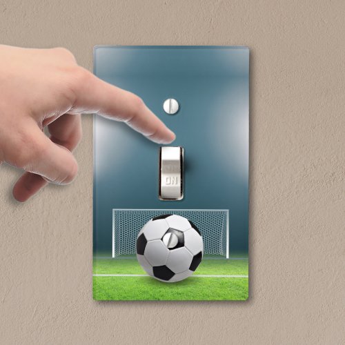 Soccer Field Football Ball Sport Light Switch Cover