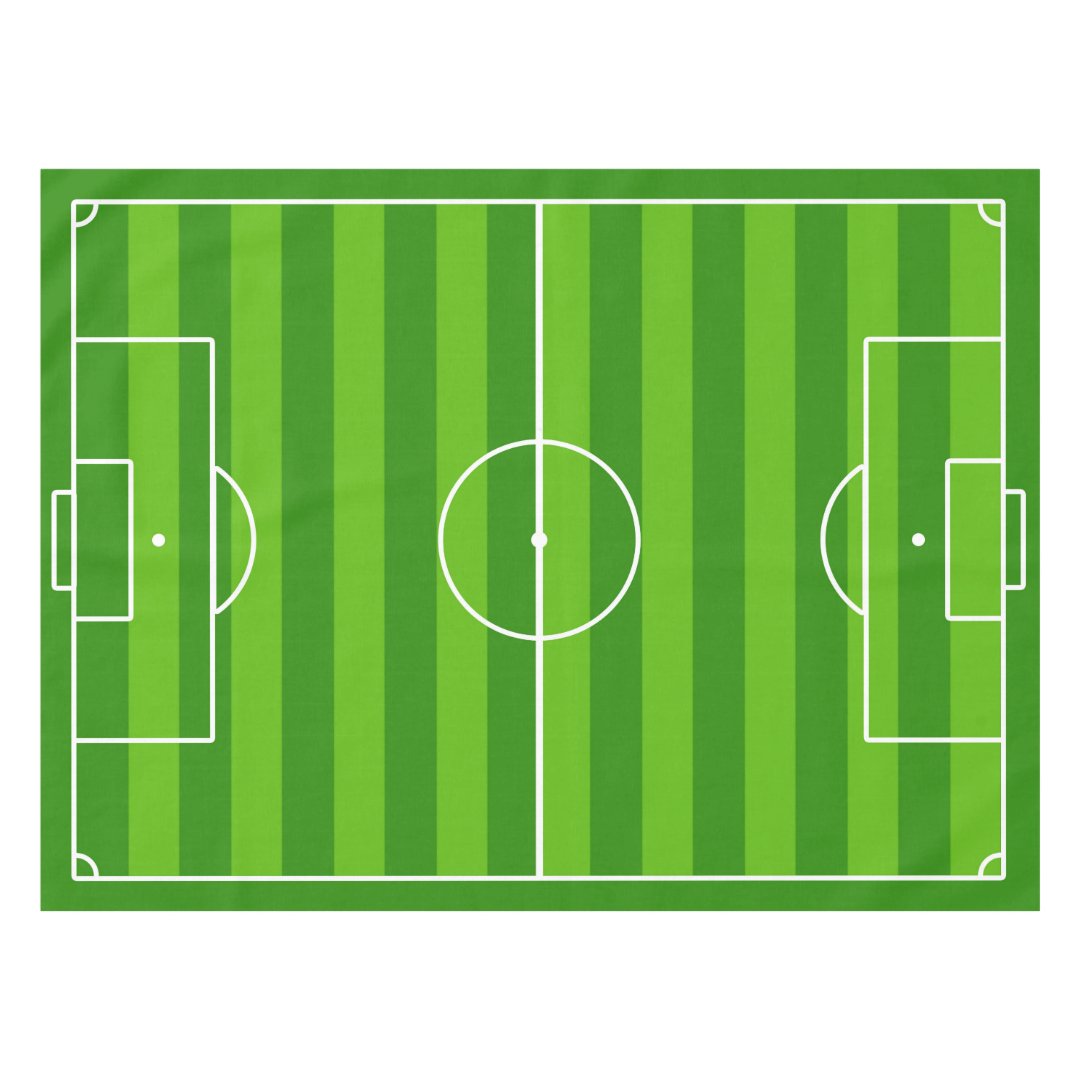 Soccer Field / Football Pitch Table Cloth | Zazzle