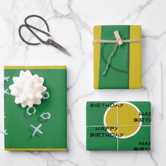 Soccer Field Game Plan Green Yellow customizable