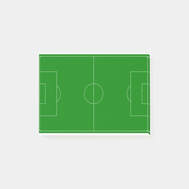Soccer field green post-it notes (Front)
