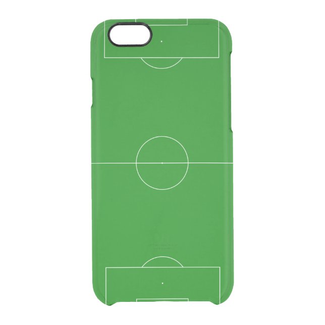 Soccer field green uncommon iPhone case (Back)