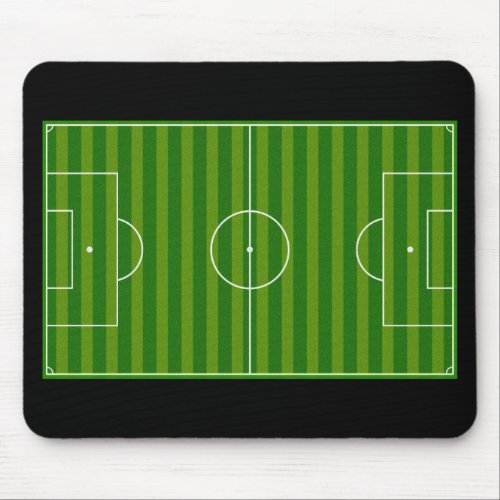 Soccer field mouse pad