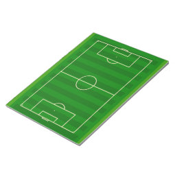 Soccer Field Notepad | Zazzle