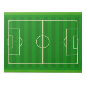 Soccer Field Notepad | Zazzle