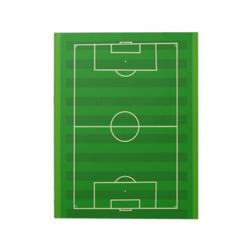 Soccer Field Scratch Pads | Zazzle