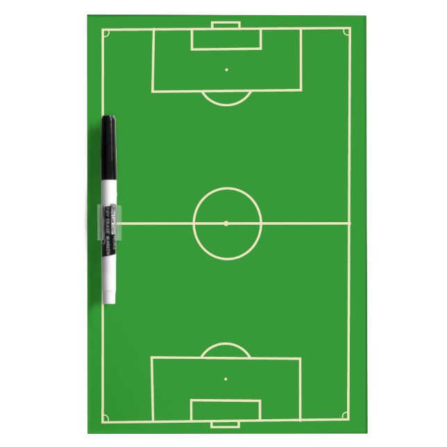 Soccer Field Strategy Dry Erase Board (Front)