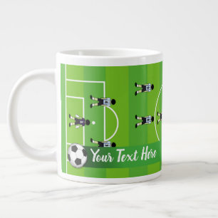 Soccer Field & Team Giant Coffee Mug