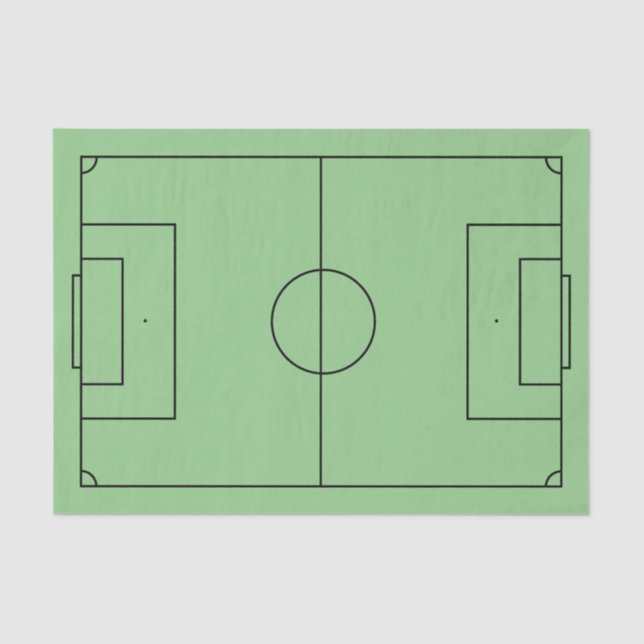 soccer field  tissue paper (Front)