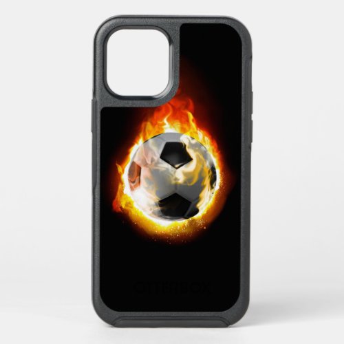 Soccer Fire Ball OtterBox Symmetry iPhone 12 Case