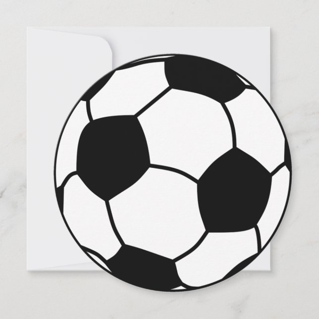Soccer Flat Thank You Card (Front)