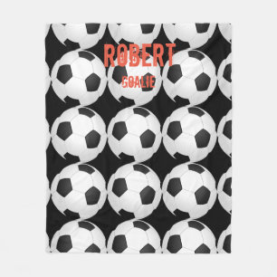 Soccer Fleece Blanket Sports Player Fans Athletes