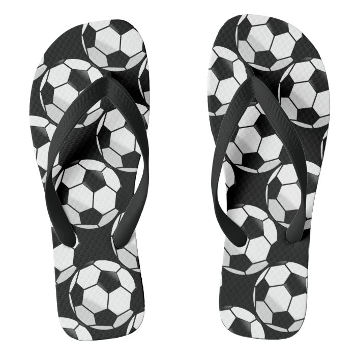 soccer flip flops