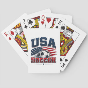 Soccer Football 2026 USA Poker Cards