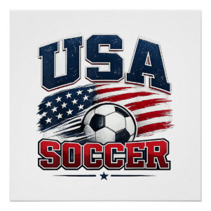 Soccer Football 2026 USA Poster
