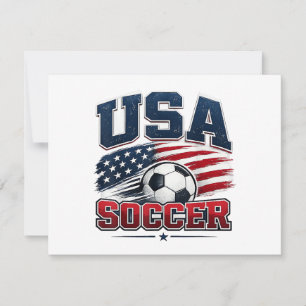 Soccer Football 2026 USA Save The Date
