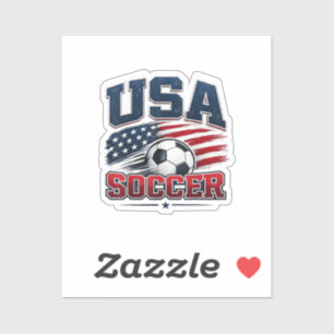 Soccer Football 2026 USA Sticker