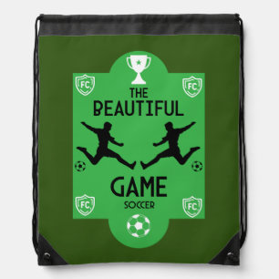 Soccer Football Accessories Drawstring Bag