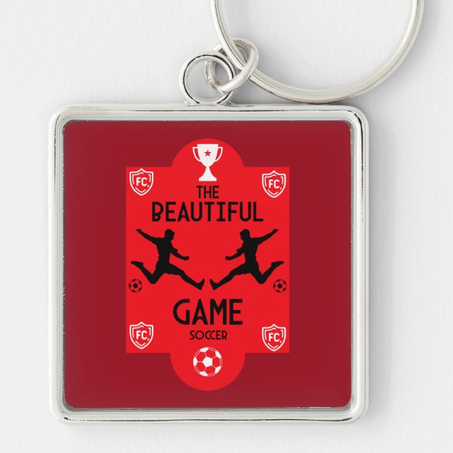 Soccer Football Accessories Keychain (Front)