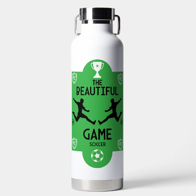 Soccer Football Accessories Water Bottle (Front)