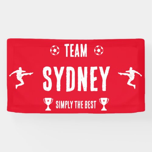 Soccer Football Apparel Banner