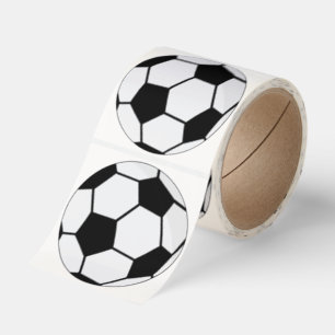 Soccer Football Ball Classic Round Sticker