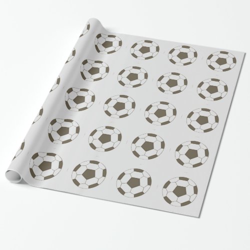 Soccer Football Ball Pop Art Wrapping Paper