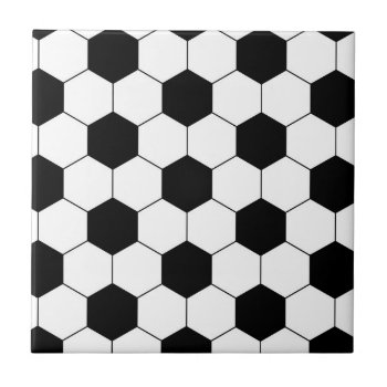 Soccer Football Ball Texture Tile by biutiful at Zazzle