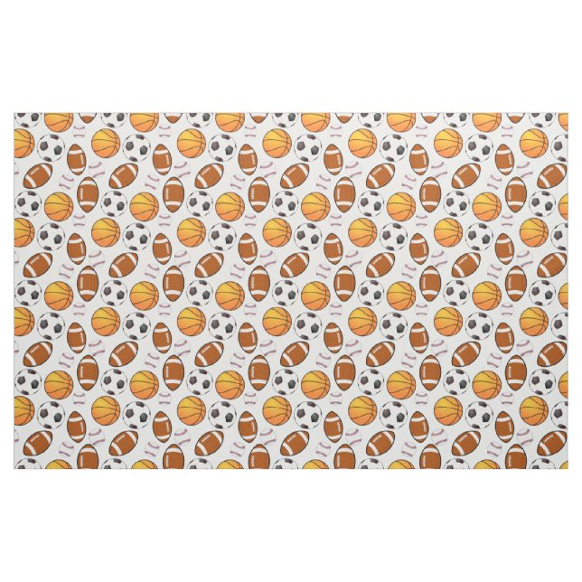 Soccer Football Baseball basketball Sports theme Fabric (Yard)