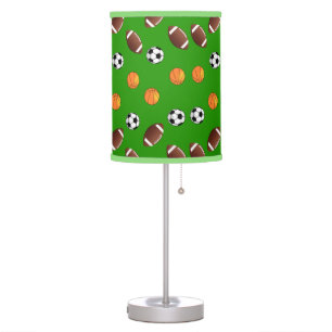 Soccer Football basketball Cool Sports theme Table Lamp