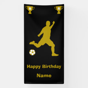 Soccer Football  Birthday  Banner