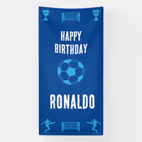 Soccer Football  Birthday  Banner