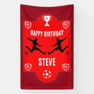 Soccer Football Birthday Banner