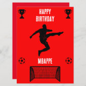 Soccer Football Birthday Banner (Front/Back)
